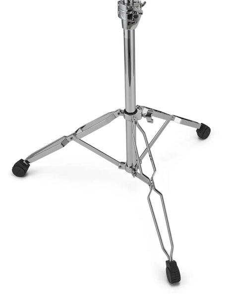 Electronic Drum Pad Boom Stand With Mounting Plate Universal Fit shown with 3-tier base for Roland Yamaha Korg compatibility.