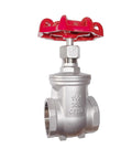 304 Stainless Steel Gate Valve DN40 One And A Half Inch NPT Female Thread Rotary Globe Valve For Water Flow Control
