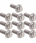 M6 Flange Bolts 304 Stainless Steel Hex Screws 5 Lengths For Furniture And Industrial Builds Heavy Duty Fasteners No Washer Needed DIY Pro Gear 16 To 35 Mm in a pack of ten.