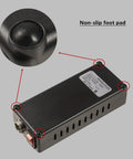 Close-up of non-slip foot pad on Pro Grade 110V 680W SMD Hot Air Rework Station With 3 Nozzles Soldering Tool.