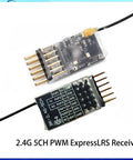 2.4G 5CH PWM Receiver With 2.0dBi Copper Pipe Antenna Supports 3.0 PWM And CRSF Protocol For RC Drones Reliable Control Link