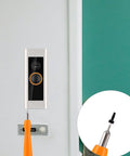 40 Pieces Doorbell Screws Replacement Kit With T6 And T15 Security Screws For Video Doorbell 3 And Pro installed view