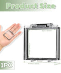 Power Button Cover Protector for Computers and Industrial Panels, Dustproof Waterproof Push Button Shield with dimensions shown