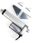 Heavy Duty Linear Actuator Electric Motor With Solid Mounting Bracket 12V And 24V Dc Hookup For Smooth Window Openers with bracket parts.