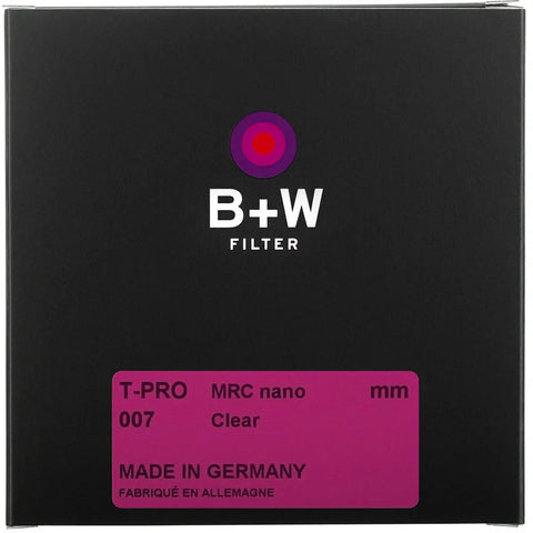 Box of 67mm T-Pro 007M Nano coated clear filter. Clear Protection Filter For Camera Lens With Ultra Slim Titan Mount Pro Grade T Pro 007M 67mm 16 Layer Multi Resistant Nano Coating Reflection Free Finish Dirt And Water Repellent No Light Loss Lens Safety.