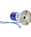 Base and wiring of Blue 24V DC LED Tower Stack Light For Industrial Warning Signals 80mm Base And 125mm Height Durable Tower Indicator