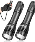 2 Pack Scuba Diving Flashlight With Rechargeable Power Dive Light Torch 3000 Lumens Underwater 328 Feet IPX8 Waterproof in hand