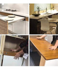 Sturdy Aluminum Telescopic Folding Table Guide Rail Hinge For Space Saving Concealed Slide Slick Pull Out Folding Mechanism Easy Install