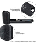 Beefy Solid Metal Hand Grip Bracket With Anti Slip Pads for Sony RX100 VII RX100M7 Camera, Aluminum Alloy, Anti-slip Leather Detail