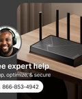 WiFi 7 Router With Beefy Dual 2.5Gbps Ports And USB 3.0 For Big Homes Up To 2400 Sq Ft Supports 90 Devices Quad Core CPU