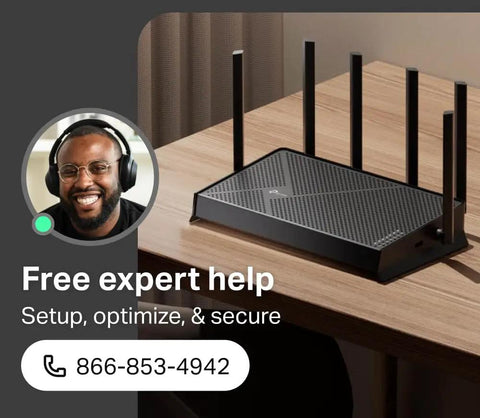WiFi 7 Router With Beefy Dual 2.5Gbps Ports And USB 3.0 For Big Homes Up To 2400 Sq Ft Supports 90 Devices Quad Core CPU
