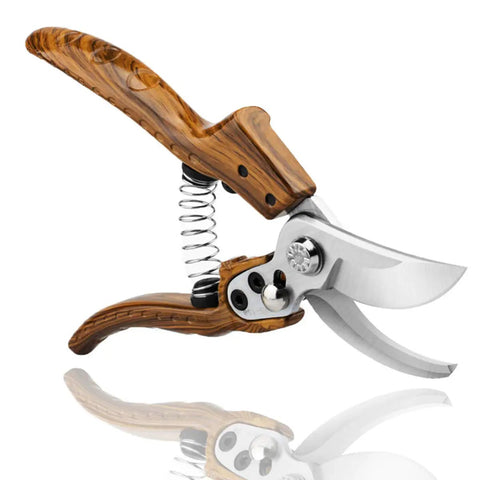Pro Grade High Performance Garden Pruners With SK5 Steel Blades For Precise Bypass Pruning Shears Rose Bush And Hedge Trimming