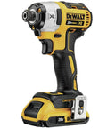20V Max Cordless Drill Combo Kit With A Straight Beast Hammer Drill And Impact Driver Bundle Including An 8Ah Battery side view of impact driver