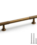 Antique brass cabinet pull with screws, 6 Pack Antique Brass Kitchen Cabinet Pulls With 5 Inch Center To Center Spacing Solid Vintage Bronze Dresser Drawer Handles Aged Furniture Hardware For Cupboard Wardrobe Closet Vanity