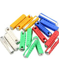 Color coded auto blade fuses in various sizes for circuit protection, part of 200 Pieces European Classic Car Fuses Plug And Play Auto Blade Set With 5A 8A 10A 16A 25A.