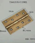 10 Pack Slick Concealed Cabinet Hinges Forged From Solid Brass With A Gritty Antiqued Copper Finish Vintage Hidden Door Hardware For Badass Woodworking Diy Projects And Cabinet Doors Heavy Duty Specs, measuring 10cm by 6cm.