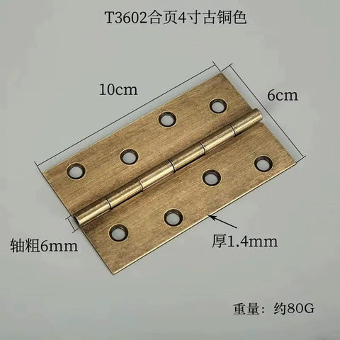 10 Pack Slick Concealed Cabinet Hinges Forged From Solid Brass With A Gritty Antiqued Copper Finish Vintage Hidden Door Hardware For Badass Woodworking Diy Projects And Cabinet Doors Heavy Duty Specs, measuring 10cm by 6cm.