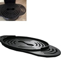 Top Shelf Dual Cup Rest Tray Rad Stable Alignment For Coffee Machine Brewing Keeps Cups Stacked Tight Ace Accessory Fits Two Pod Machines smooth black design