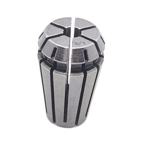 ER11 spring collet for CNC milling lathe, 1/8 inch size, self-release design, high precision 65Mn material, engraving machine use.