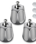 81428 Tub And Shower Knob Replacement Kit For Price Pfister Verve Tub And Shower Handle Chrome Finish, with screws and markers
