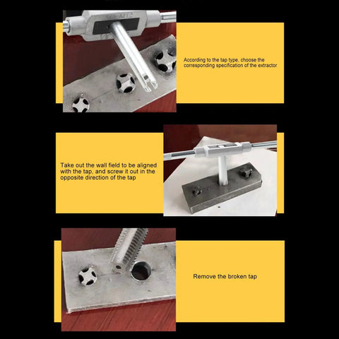 Ultimate 10 Pcs Screw Tap Extractor Set For Easy Removal of Stripped Bolts Damaged Taps And Seized Fasteners Ideal For Industrial Automotive Repair Jobs That Need Quick Gripping Power To Fix Messy Hardware Without Causing More Damage. alloy steel tap extractor on damaged threads