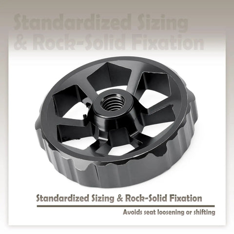 Black seat knob screw replacement for Tutti Tutto Soleil01 ebike, OEM-grade durability, standardized sizing for secure fitment.
