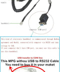 USB to RS232 cable for MPG Pendant CNC Controller For Mach3 With 4 Axis Handwheel And Emergency Stop MODBUS Protocol Manual Control