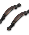 10 Pack 5.55 Inch Oil Rubbed Bronze Cabinet Pulls With 3 Inch Center To Center For Kitchen Cabinets And Drawers Vintage Farmhouse Hardware