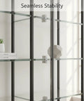 Sturdy Aluminum Alloy Glass Shelf Clip Support Built To Last For Secure Mounting In Metal Frames And Silver Hardware Fitting