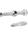 Beefy High Hardness Milling Machine Ball Handle Kit With Three Ball Crank For Bridgeport Style Mills, silver components