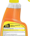 Back view of Goo & Adhesive Remover Spray bottle, 12 oz, showing label details and trigger sprayer top.