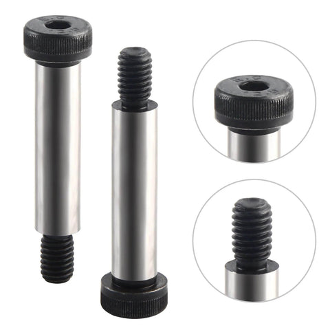 4 Pack Alloy Steel Shoulder Bolts 5/16 Inch Shoulder Diameter 1-1/4 Inch Shoulder Length 1/4-20 UNC Hex Socket Head Shoulder Screws
