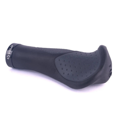 Ergonomic Anatomic Handlebar Grip With Triple Density Comfort Bar End Extensions Anti Slip Texture Shock Absorbing CNC G2 Lock