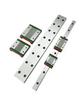 One Piece Linear Rail 60-600mm With MGW12C Slider Block 450mm Long Pro Grade Linear Motion Guide components displayed