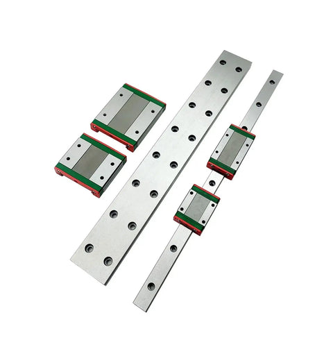 One Piece Linear Rail 60-600mm With MGW12C Slider Block 450mm Long Pro Grade Linear Motion Guide components displayed