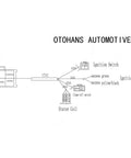 Diagram of Complete Wiring Harness Kit With Kill Switch Ignition Coil CDI Box Spark Plug Rebuild For Kick Start Dirt Bike ATV