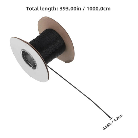 Flame Retardant Braided Cable Sleeve Expandable Mesh Wire Loom Cord Protector Flexible Power Cord Organizer, 393in length.