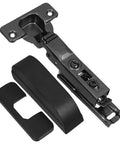 Soft Close Cabinet Door Hinge With Silent Damping Buffer Concealed Flush Mount Cupboard Hinge for Kitchen and Wardrobe Replacement