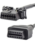 OBD2 OBD II Full 16 Pin Y Splitter Cable J1962 1 Male To 2 Female Connector for Vehicle Diagnostics 50cm Long