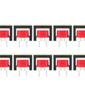 1300 To 8 Ohm Impedance Audio Transformer EE14 Single Phase Oil Immersed And Air Cooled 10 Pack front view