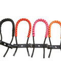 Assorted colors of braided adjustable archery bow wrist sling with aluminum mounts for compound and crossbow