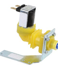 Water Inlet Solenoid Valve 220 240V Pro Grade Replacement For Industrial Ice Makers With ABS Yellow Enhanced Hose Connector
