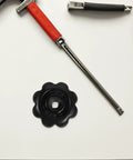 Premium Replacement Hand Wheel Valve For 10 Pack Of Black Aluminum Cylinder Regulators With Easy Grip Control Handle For Quick Service And Effortless Maintenance On Industrial Tanks black valve wheel and regulator handle