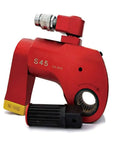 Heavy Duty Hydraulic Torque Wrench With 360 Multidirectional Swivel Square Drive And Quick Release Fittings Forged Steel Components close-up view.