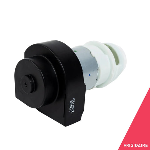 Drive Motor For Dishwashers 154843901 Replacement Part OEM Quality Easy Install shown from side angle