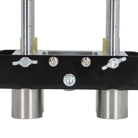 Close-up of Workhorse Sheet Metal Bending Tool For 0-90 Degree Angles showing clamps and adjustment features for roofing sheets