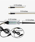 Automotive Wire Piercing DC Voltage Circuit Tester For 6V 12V Systems With 59 Inch Cord Three Interchangeable Probes For Touch Or Pierce Testing LED And Buzzer Indicator For Quick Wiring Checks, 59-inch cord