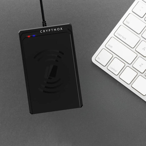 Plug And Play Fast NFC Card Reader Writer With USB Type C And USB Type A Connectivity For Easy Secure E Payments E Commerce