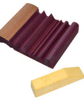 Wood Carving Tools SlipStrop Kit For Razor Sharp Edges And Ultra Smoothing Deburring And Polishing Compound Included Works On Gouges V Tools U Gouges PW12 Made In USA with Flexcut Gold polishing block.