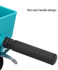 Slick Handheld Glue Roller With Quick Coat Sponge Wheel For Even Spread On Wood Veneer Latex Pvc Glue Straight Up Real Deal Furniture Builder Gear non-slip handle close-up